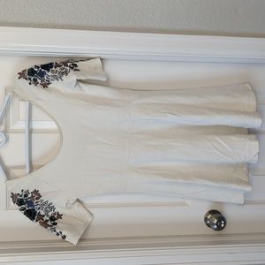 Free People Embroidered Dress Size Medium